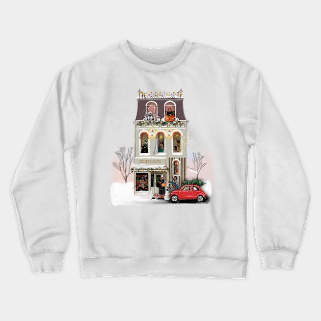 White Season Crewneck Sweatshirt by xsaxsandra